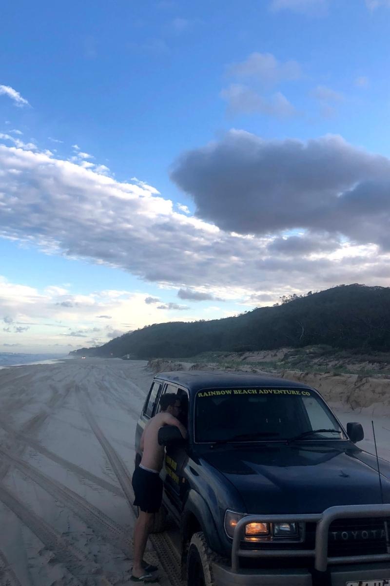 4x4 on fraser island