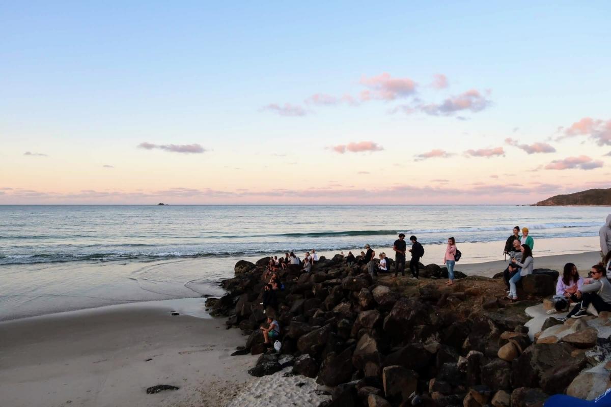 byron bay sunset