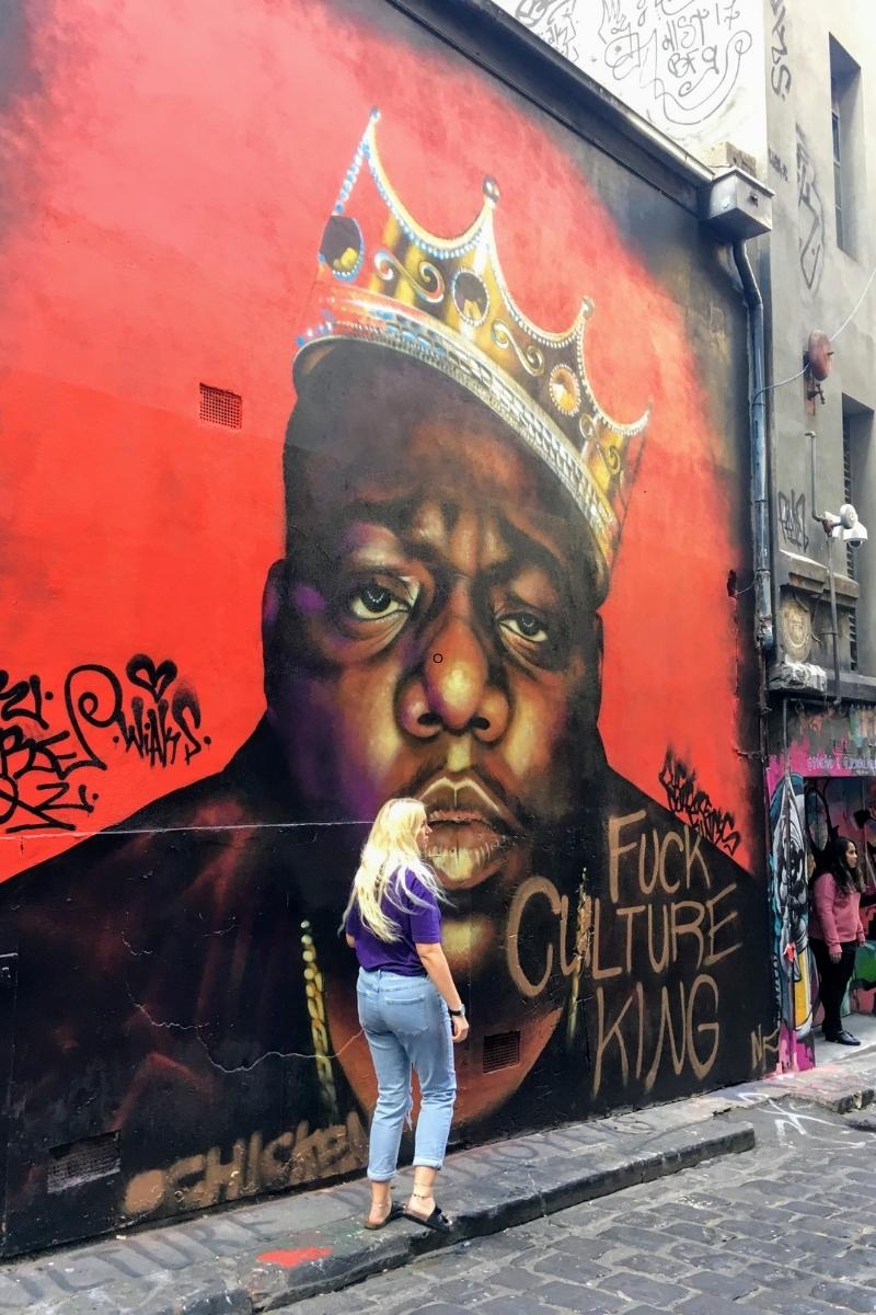 graffiti on hosier lane