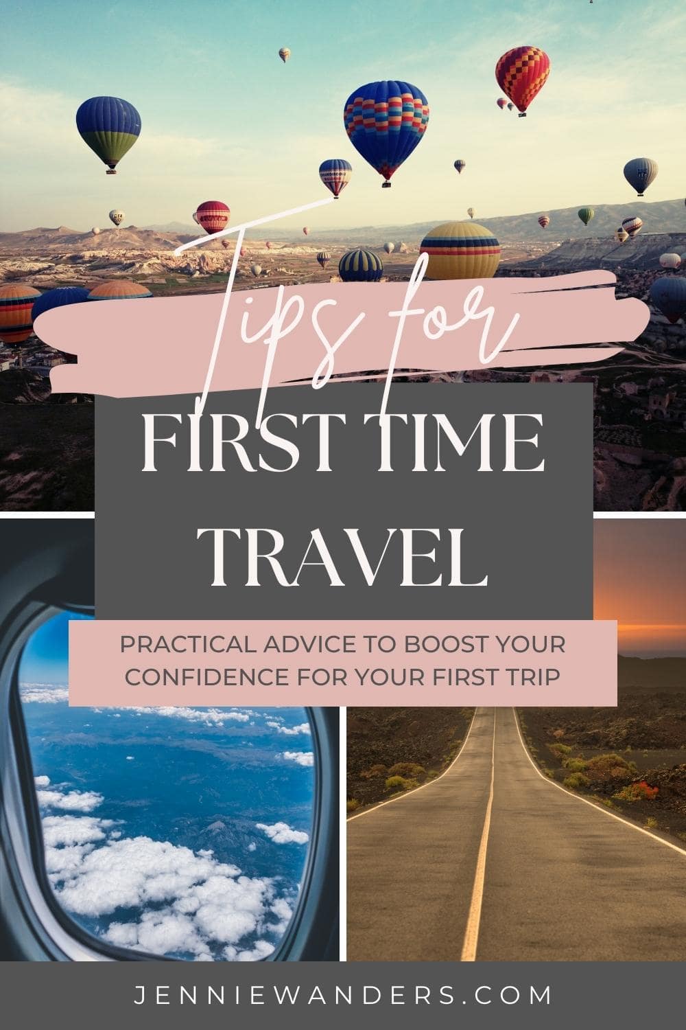 first time travel tips pin