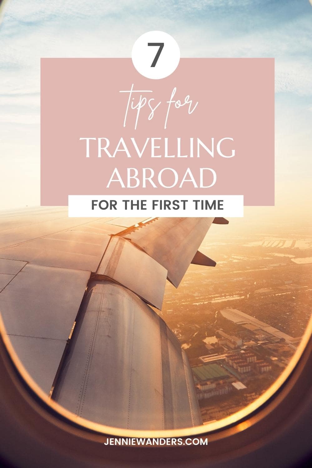 first time travel tips pin