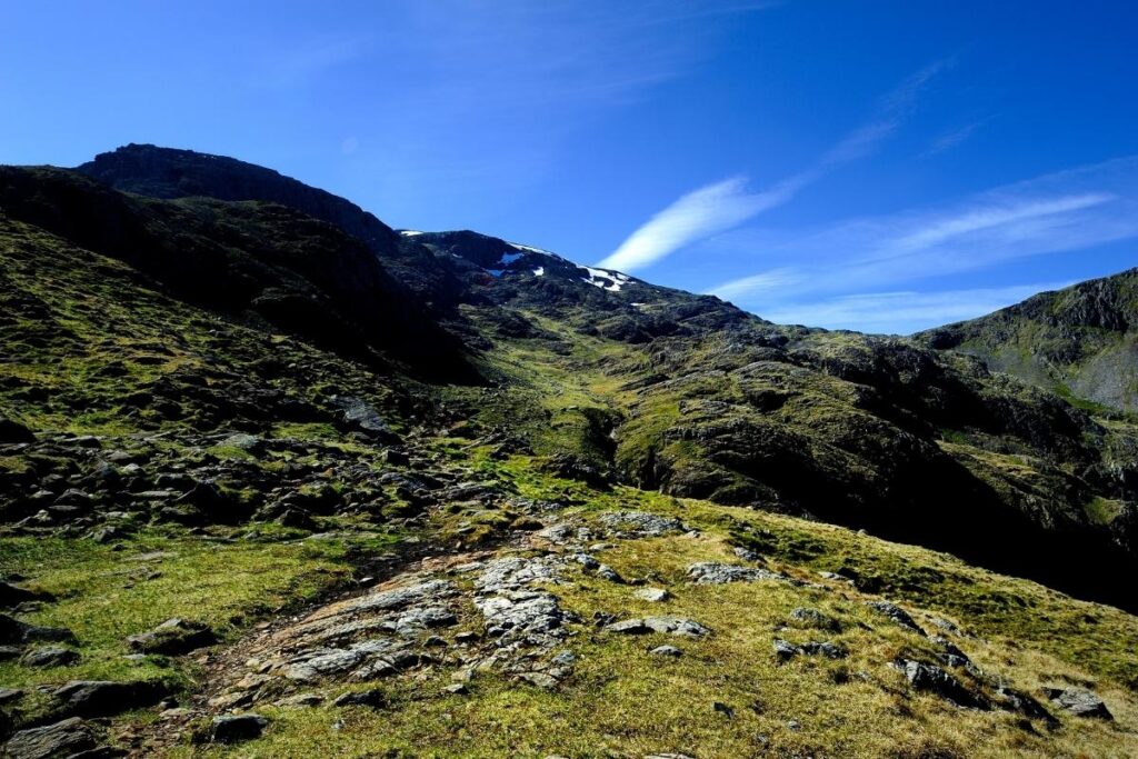Scafell Pike from Langdale